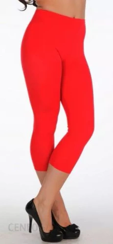 862 De Lafense 3/4-es leggings - piros