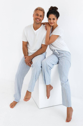 David Sensis férfi pizsama - gyöngyház