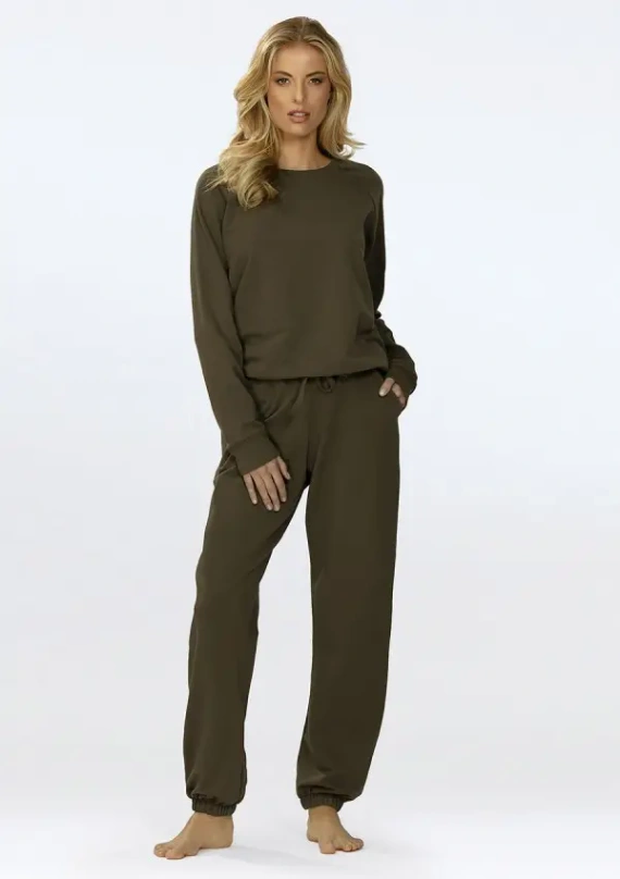 Wenezja női sportos szett Dkaren – pulóver és nadrág, pamut