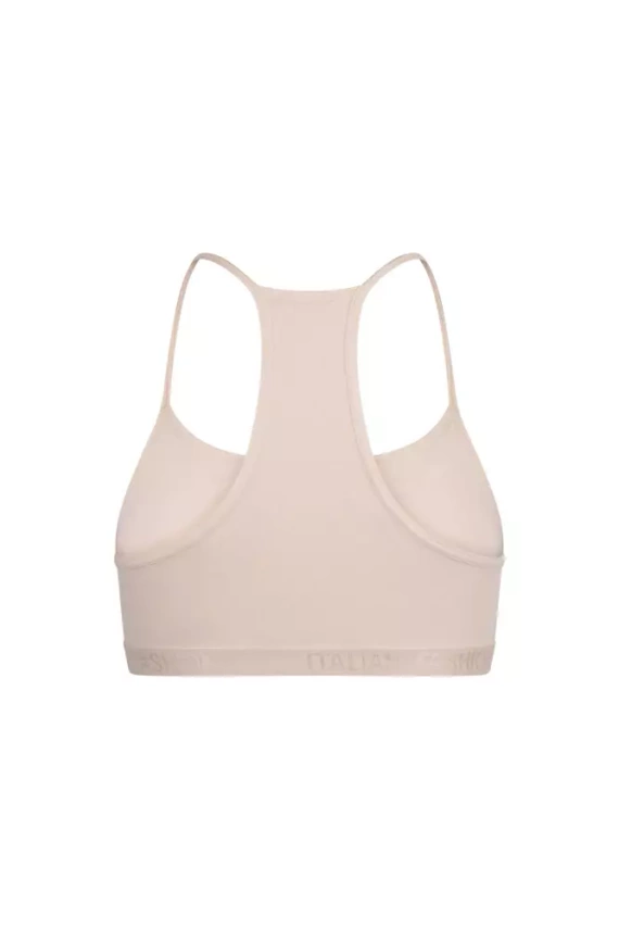 Nikola Lány melltartó, keskeny pántos olasz divat - púderkék