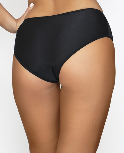 Sylvie magas derekú női bugyi PariPari - fekete