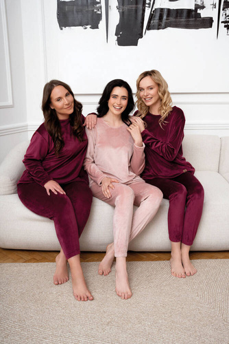 Akara női szett olasz divat - púderrózsaszín