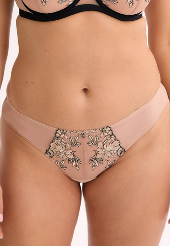 GFP 035 Oksana Női tanga bugyi Gaia bézs Gaia beige