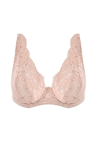 Mediolano Jasmin 19152 bralette melltartó csipke púder V kivágás