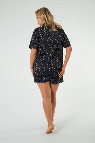 Ria Női rövid ujjú pizsama, rövidnadrág Italian Fashion - print