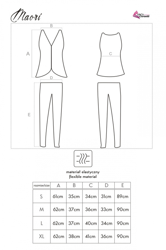Maori LC 90099 Női pizsama LivCo Corsetti Fashion LivCo Corsetti Divat