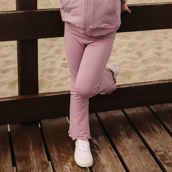 Simply Comfy gyermek leggings harang alsó Eevi heather- 100% pamut, kényelmes és elegáns