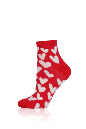 S172Z Evora zokni zokni olasz divat - piros