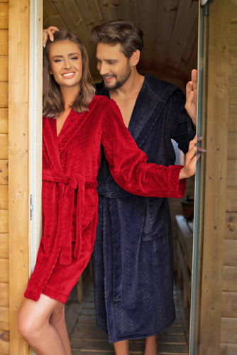 Zala női gyapjú női köntös Italian Fashion - piros