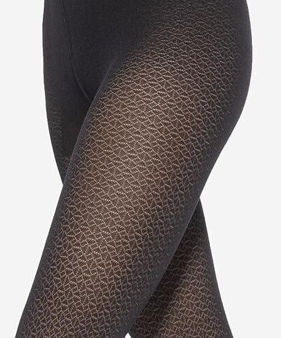 Loretta 159 Gatta női harisnyanadrág - mintás, 50 den, matt - nero