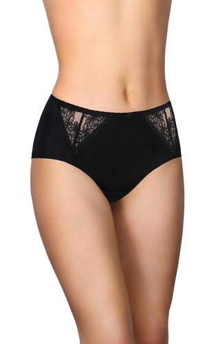 58 Modo fekete mikroszálas fenék fűzős elülső rész, lézervágással