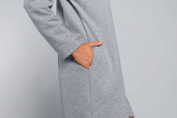 Grafi Női cipzáras fürdőköpeny olasz divat - melange