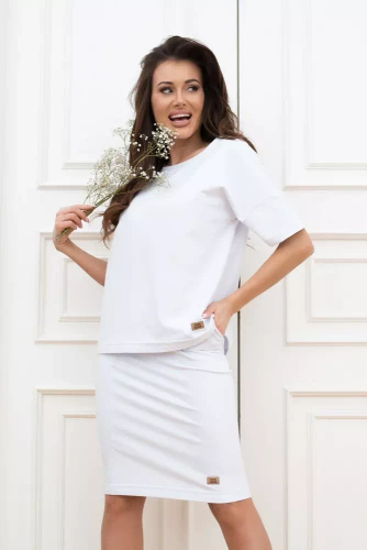 Alta Rövidujjú blúz Olasz divat - fehér