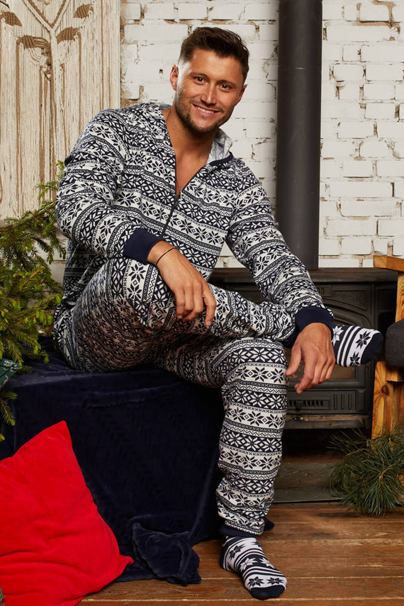 Alaska Férfi overall olasz divat - tengerészkék