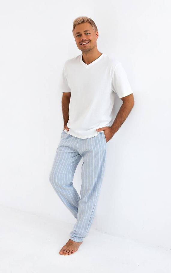 David Sensis férfi pizsama - gyöngyház