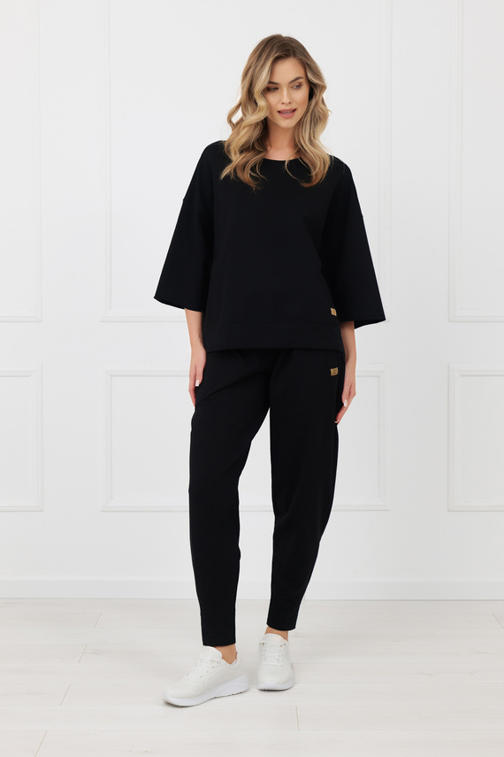 Kaori Italian Fashion női felső 3/4 ujj pamut