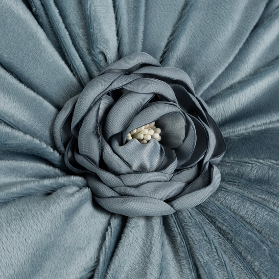 Flores Eurofirany virág alakú díszpárna Ø40 cm blue