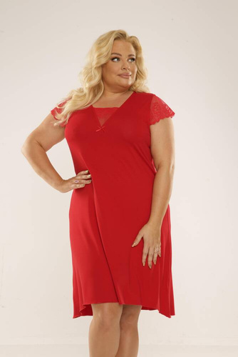 340 Fanny hálóing plusz méretű Forex - piros