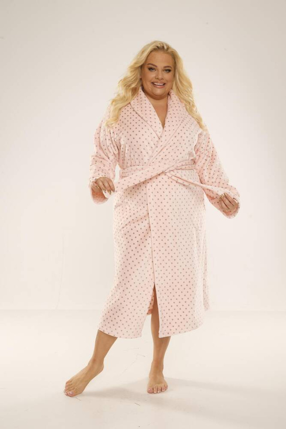 548 Melanie hosszú Forex női fürdőköpeny - lazac