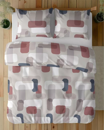 5487 B Detexpol Satin Stories szürke ágynemű| 100% pamut, szaténszövés, cipzár, ajándékcsomagolás