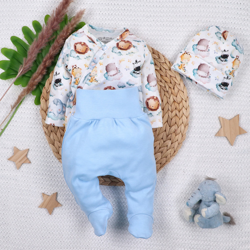 ABN-5601 Nini Little Dreamers borítékos bodysuit bio pamutból csecsemőknek - nikkelmentes záróelemek, 100%-os biztonsággal