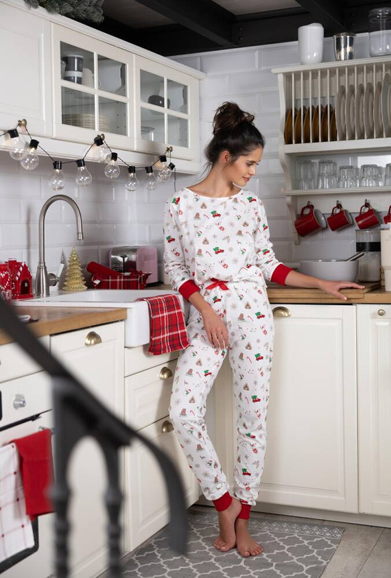 Samantha Sensis női pizsama -ecru színű