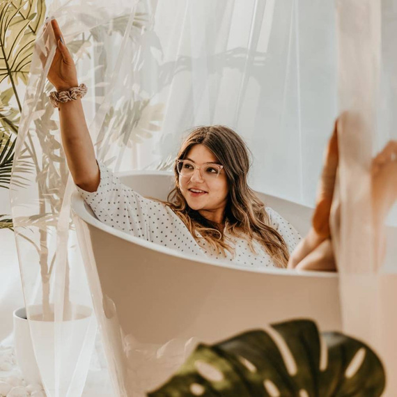 605 Perla Női rövid Forex női köntös - ekrü színű