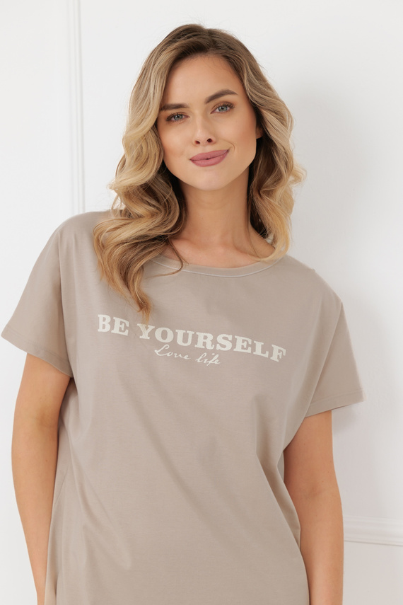 Női hálóing Rima Italian Fashion 100% pamut rövid ujj