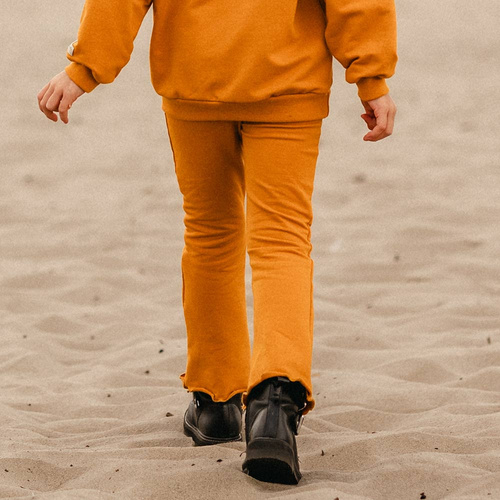 Simply Comfy gyermek leggings harang alsó Eevi honey- 100% pamut, kényelmes és elegáns