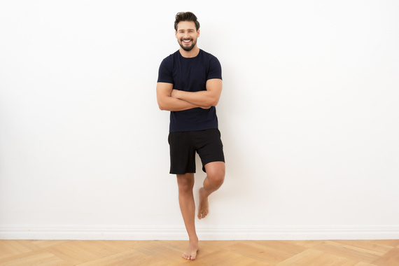 Ikar férfi rövid ujjú póló Italian Fashion - tengerészkék