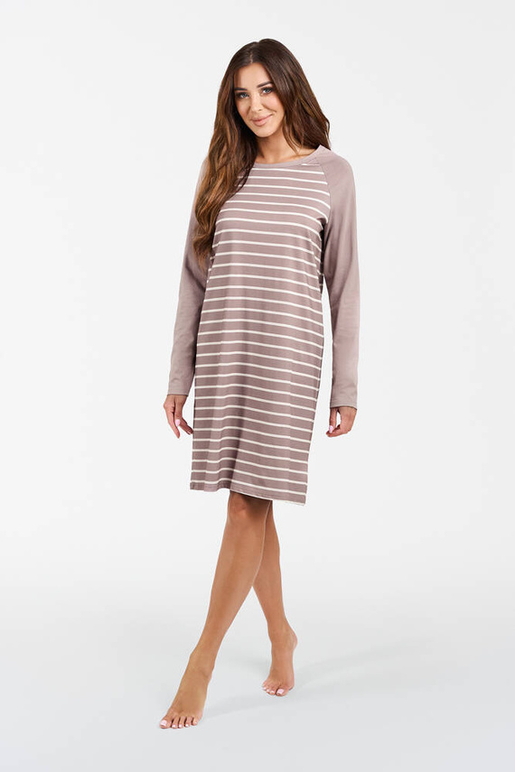 Oda hálóing Olasz divat - cappuccino print