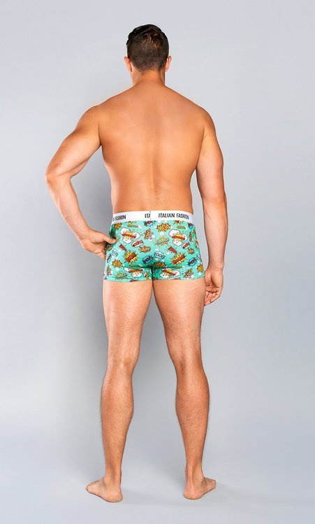 Boom Férfi boxeralsó Italian Fashion - tengerészkék