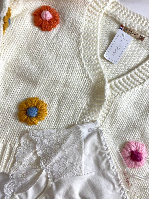 530 Iness Magas szárú alsónadrág De lafense - fehér