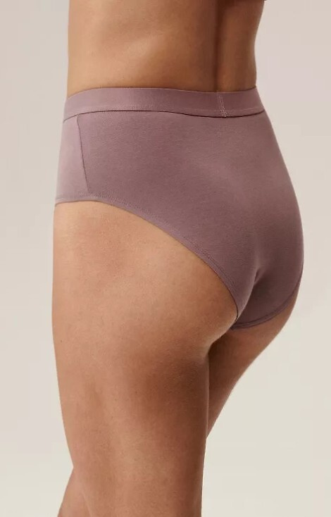 3CLP-009/Z25 Atlantic női bugyi rózsaszín-bor-bézs - maxi Sport, pamut, 3 db.