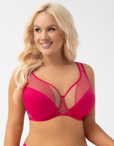 Gorsenia K 441/1 Luisse soft melltartó amarant nagy mell kényelmes