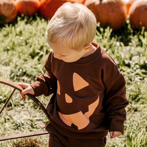 Eevi Halloween gyermek tréningruha barna - meleg szett, melegítő pulóver és nadrág