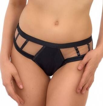 2505 Lupoline női bugyi - fekete bézs