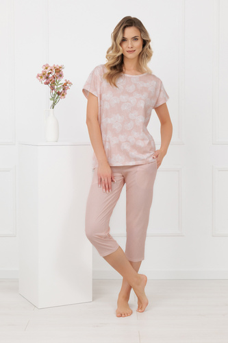 KALINA női pizsama Italian Fashion – 100% pamut, 3/4