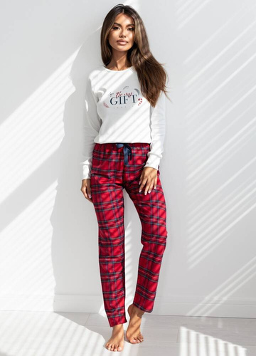 Maribel Interlock női pizsama Sensis - krém - krém