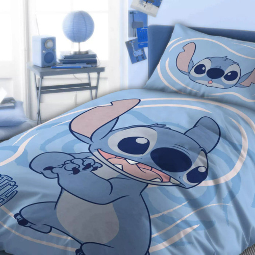 Faro gyerek ágyneműhuzat Lilo i Stitch 100x135 pamut + párnahuzat 40x60