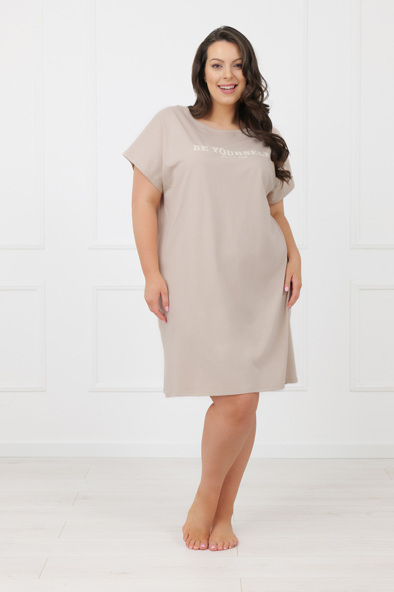 Női hálóing Rima Italian Fashion 100% pamut rövid ujj