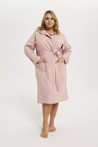 Karina Női fürdőköpeny Italian Fashion - púderrózsaszín