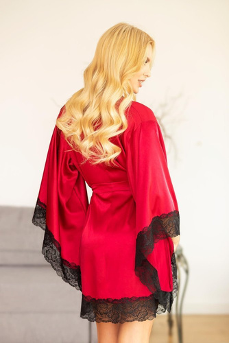 Mahe Női köntös Kalimo - bordó színű