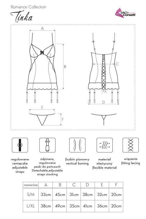 Tinka LC 90180 Női szett LivCo Corsetti Fashion