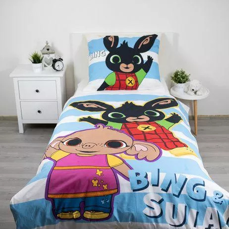 Bing Nyuszi és Sula ágynemű 140x200 pamut Jerry Fabrics
