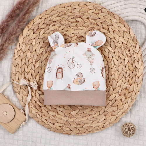 ABN-5598 Circus Nini babasapka - 100% organikus pamut, puha és biztonságos