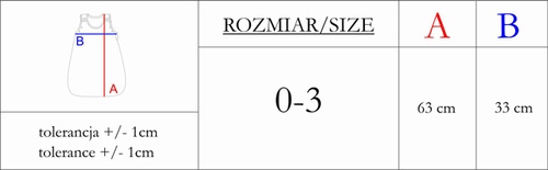 218043 Yogi Bear baba hálózsák Nicol - pamut, 0-3 hónapos korig., szigeteletlen