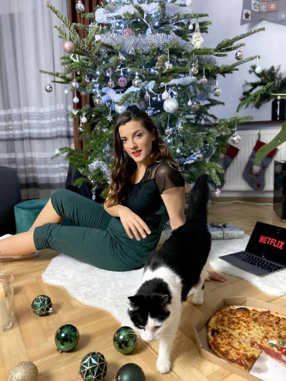 490 Artemise női Forex pizsama - zöld