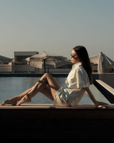 Sensis Ophelia női pizsama lime – nyári szett, 100% pamut