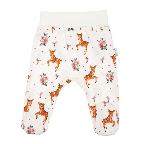 216009 Lala Nicol baba félalvóágy - 100% pamut, rózsás és rózsás nyomtatással